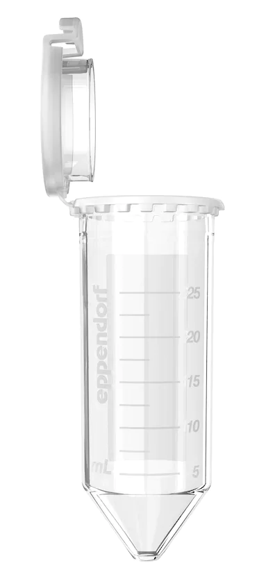 艾本德Eppendorf Conical Tubes 25 mL 帶鎖扣蓋 SnapTec?, 25 mL, 啟動套裝，4  個單離心管架，6  個轉(zhuǎn)子適配器，轉(zhuǎn)子孔可容納 50  mL 錐形管, P